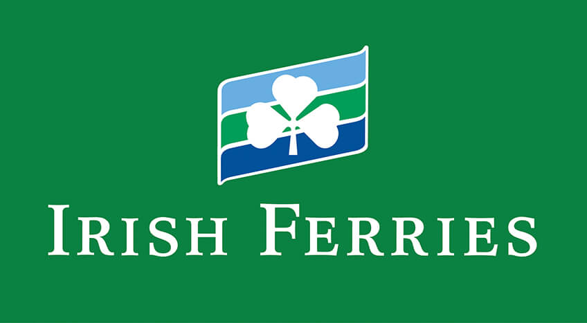 Irish Ferries Corporate Logo – (grüner Hintergrund)